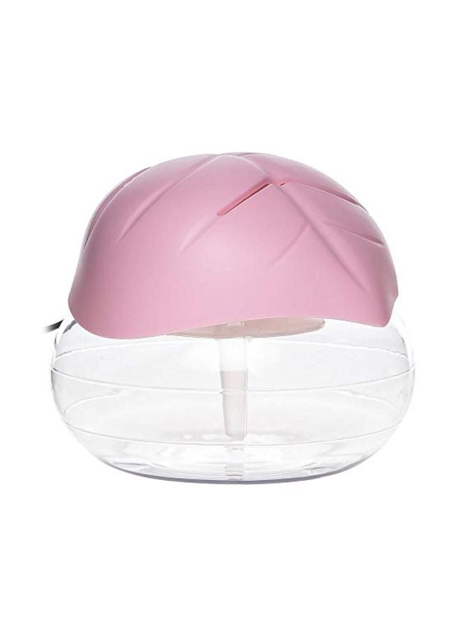 Refreshen Leaf Shape Electrical Water Air Refresher Pink/Clear 18.5x18.5x16centimeter - Image 1