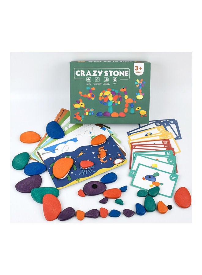 NIBEMINENT Follow The Pattern Soothing Crazy Stone Toy Set 26x20x5cm - Image 1