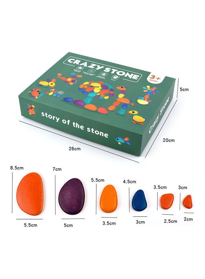 NIBEMINENT Follow The Pattern Soothing Crazy Stone Toy Set 26x20x5cm - Image 4