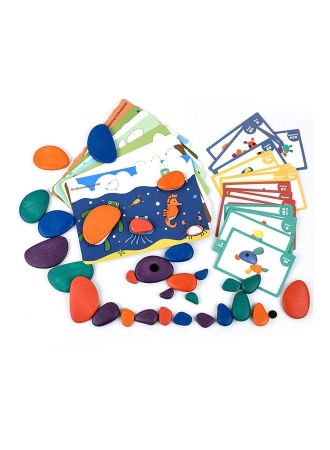 NIBEMINENT Follow The Pattern Soothing Crazy Stone Toy Set 26x20x5cm - Image 2