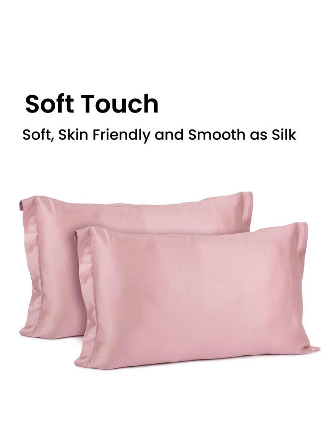 Mush طقم أغطية وسائد موش من الخيزران مكون من 2 | 400 TC | غطاء وسادة من الخيزران 100% للشعر والبشرة | تنفس، ناعم كالحرير وأكياس وسائد مغلقة للنائمين الساخنين والتعرق الليلي | 17"x 27" (ضباب اللافندر، كينغ) - Image 4