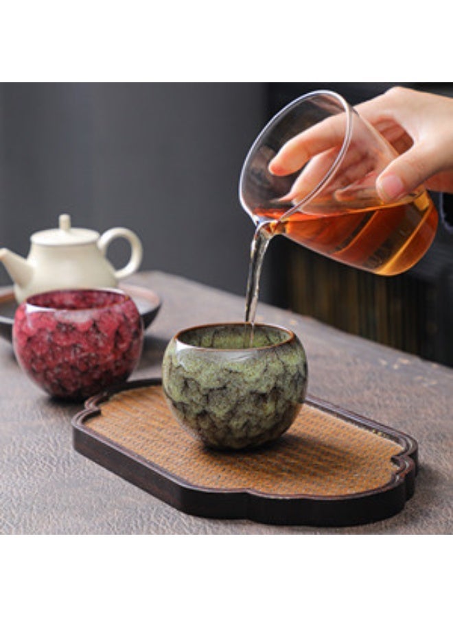 مجموعة من 5 أكواب قهوة إسبريسو أكواب شاي خزفية مجموعة أكواب شاي متعددة الألوان 150 مل مع صندوق هدايا مصمم - Image 3