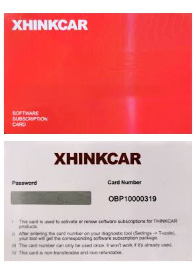 THINKCAR 1 Year Software Subscription for Thinkcar Professional Scanner Tools 12v Passenger Vehicles, Only Software , Not Other Accessories  - Image 1