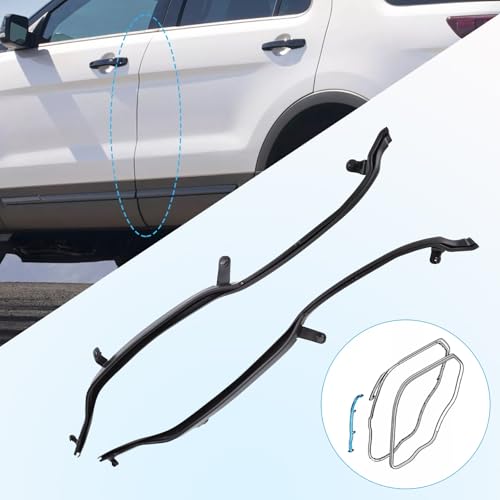 NiLooki Door Weatherstrip Seal RH LH Pair Compatible with Ford Explorer Sport 20112019 Driver Side Passenger Side Weather Strip Replace BB5Z7825324B BB5Z7825325B - Image 3