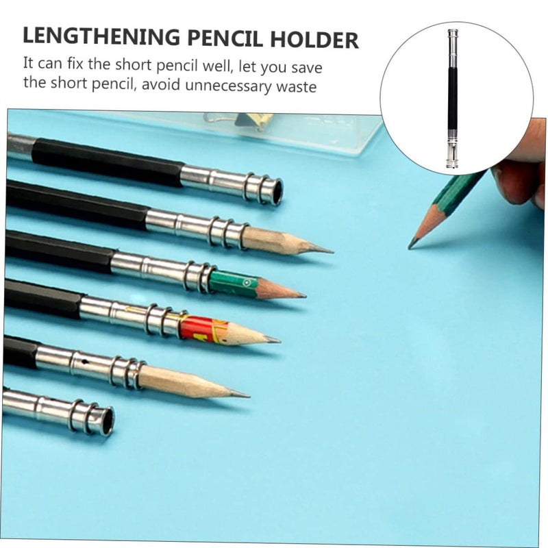 Double Metal Pencil Extender Tool Artists Double Ended Lengthening Pencil Holder School Office Craft Projects - Image 5