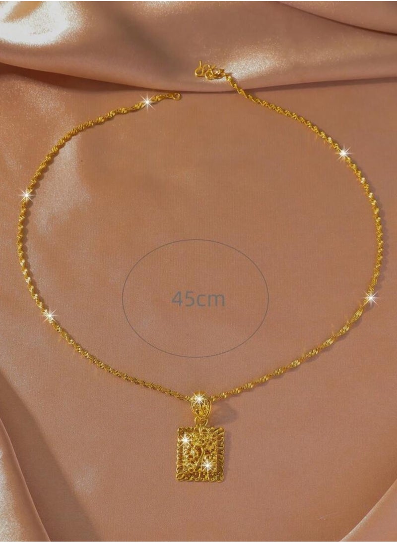 GOLDMAX 21k Gold Plated Necklace For Women  - Image 3