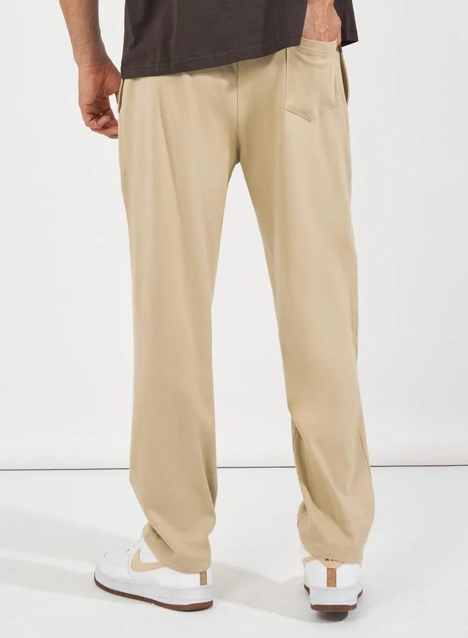 Styli Minimal Print Relaxed Fit Interlock Joggers