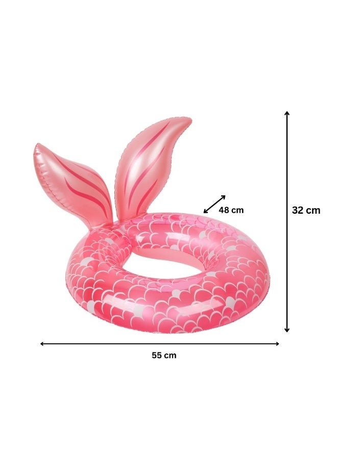 Trishi Coconut Grove Kiddy Float Inflatable Kids Pool Float Ring – Safe Swimming Floater for Children, Durable PVC Water Float for Beach & Pool Fun Pearl the Mermaid - Image 3