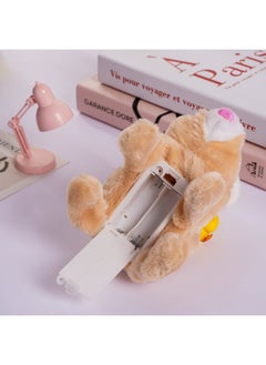 Generic Electric Plush Rabbit Toy Can Walk, Call And Move Ears Electric White Rabbit Pet Toy Dog-Color:Gray Short Carrot Rabbit  - Image 5