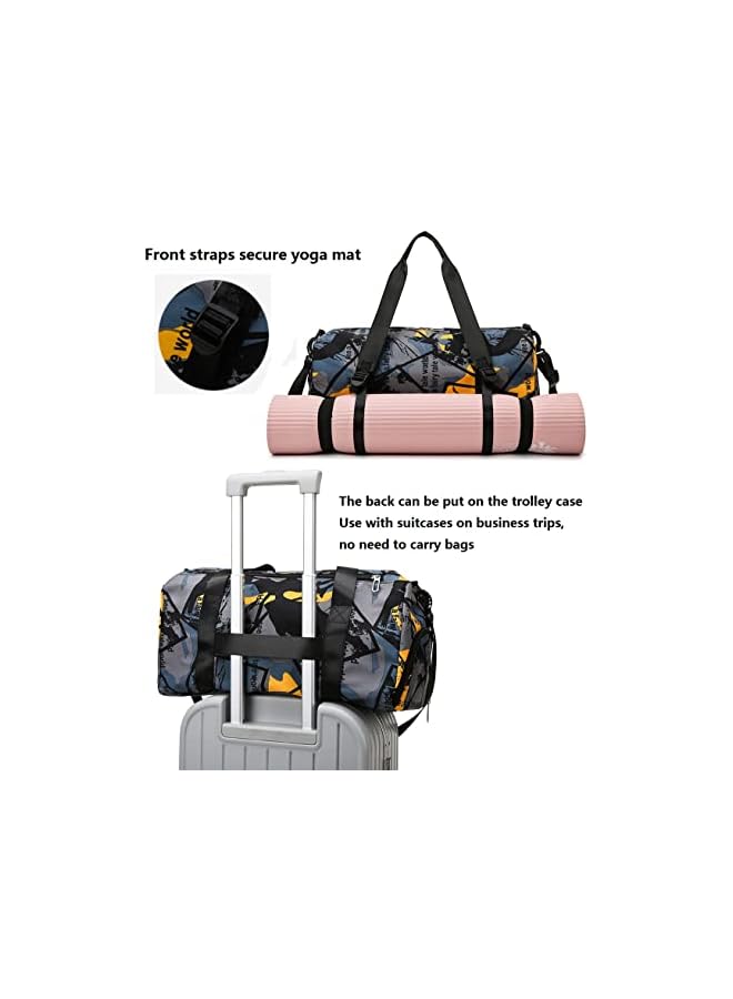 PROMASS Sports Gym Travel Weekender Bag With Shoes Compartment Lightweight Luggage Waterproof For Men And Women - Image 3