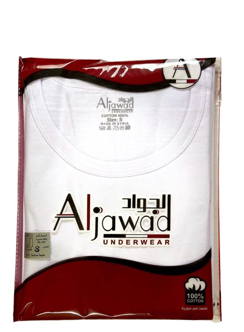Aljawad 6 pieces of Round Half aljawad 100% Cotton  shirts  - Image 1