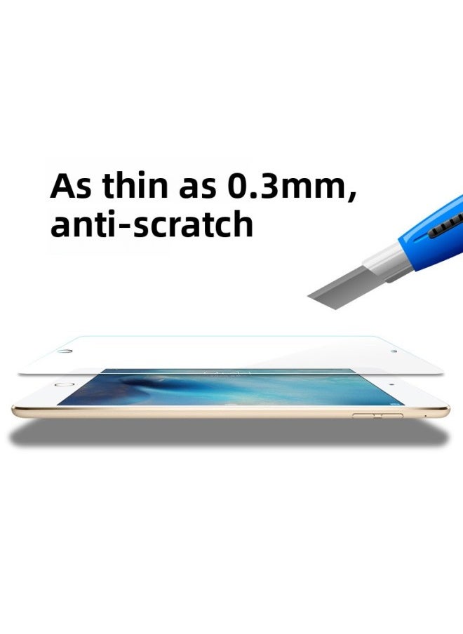 Suitable For Apple IPadAir6 Flat Tempered Film IPadPro12.9 9.7 10.2 Inch Full Screen Tempered Film-Color:[high-end Kraft Paper Packaging] 0.3mm Straight Edge High Definition-Dimensions:iPad Air3/ipad Pro 10.5 Inch Universal
