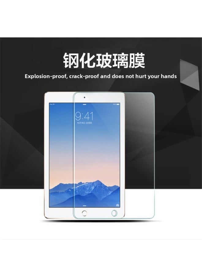 Suitable For Apple IPadAir6 Flat Tempered Film IPadPro12.9 9.7 10.2 Inch Full Screen Tempered Film-Color:[high-end Kraft Paper Packaging] 0.3mm Straight Edge High Definition-Dimensions:iPad Air3/ipad Pro 10.5 Inch Universal
