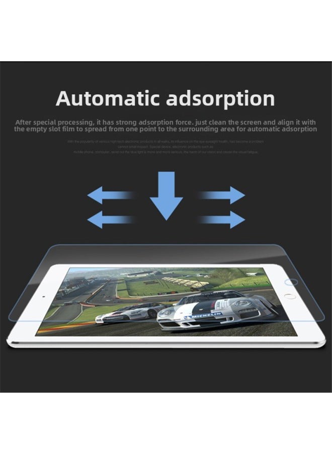 Suitable For Apple IPadAir6 Flat Tempered Film IPadPro12.9 9.7 10.2 Inch Full Screen Tempered Film-Color:[high-end Kraft Paper Packaging] 0.3mm Straight Edge High Definition-Dimensions:iPad Air3/ipad Pro 10.5 Inch Universal