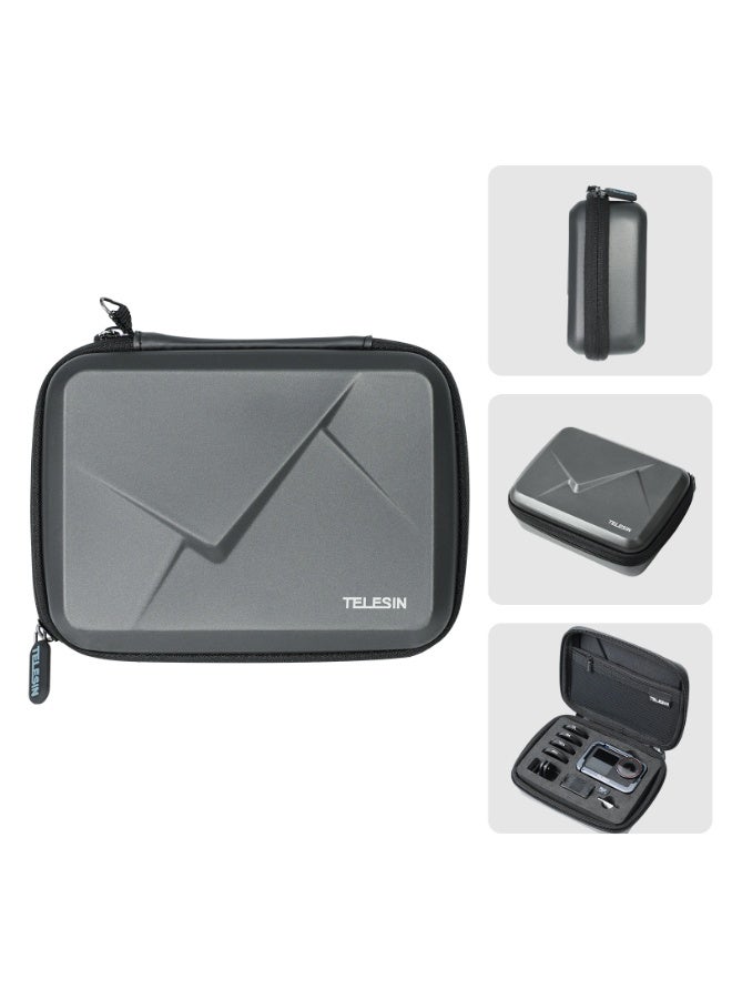 TELESIN Carrying Case for DJI Osmo Action 5 Pro/Action 4/3 - Double-Layer Design, Waterproof, Shockproof, Compact and Portable - Image 1