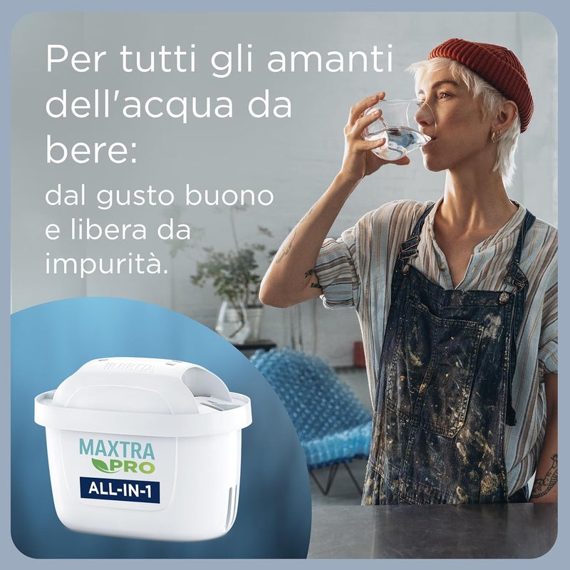 BRITA Marella Water Filter Jug White (2.4L) incl. 1x MAXTRA PRO All-in-1 cartridge - fridge-fitting jug with digital LTI and Flip-Lid - now in sustainable Smart Box packaging Heat insulation layer - Image 4
