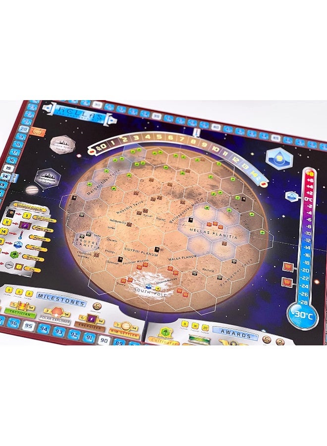Stronghold Games Terraforming Mars - Hellas & Elysium Board Game for 5 Players, Ages 12+ - Image 5