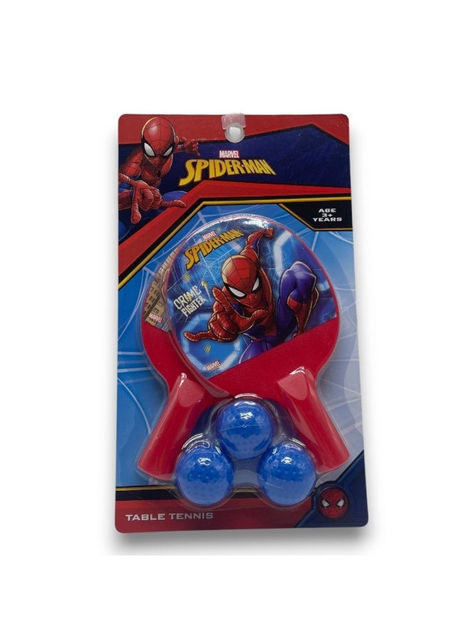 COCOBEE-Tritan Bento Lunch Box, BPA Free, 4 Compartments, Leakproof,  Design – Blue +Marvel Spider-Man Paddle Ball Set with 3 Balls - Image 4