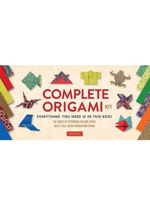 Complete Origami Kit: [Kit with 2 Origami How-to Books, 98 Papers, 30 Projects] This Easy Origami for Beginners Kit is Great for Both Kids and Adults