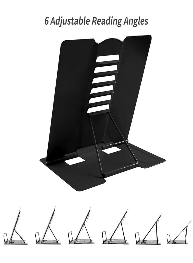 click2shop Adjustable Metal Book Stand Holder – Portable and Foldable Cookbook & Recipe Organizer for Reading, Studying, and Desk Use (Multicolor) - Image 5