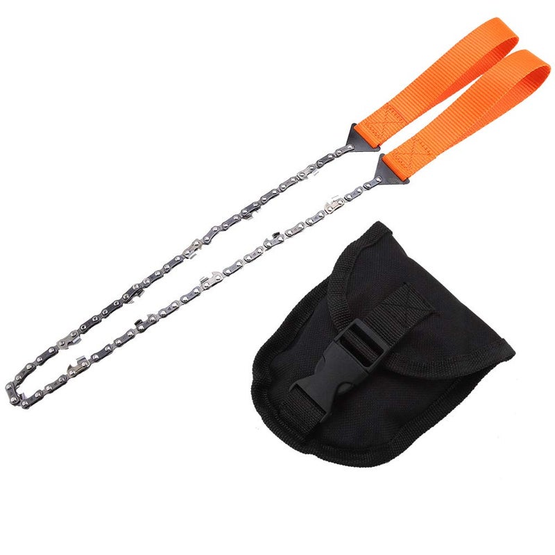 Portable Handheld Survival Chain Saw Camping Hiking Emergency Tool with Carrying Bag - Image 5