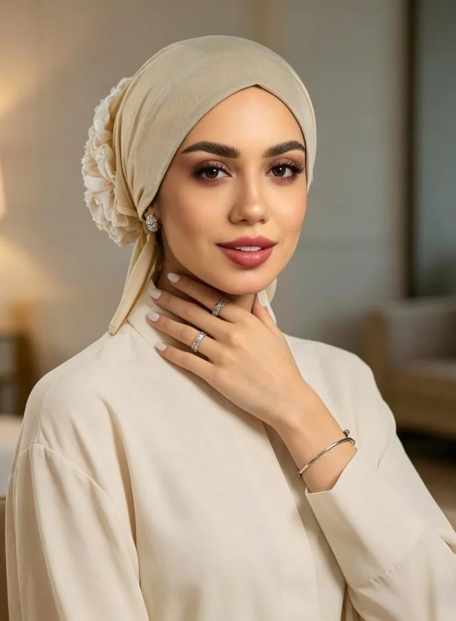 Take Two Beige Plain Hijab