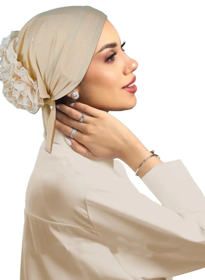 Take Two Beige Plain Hijab