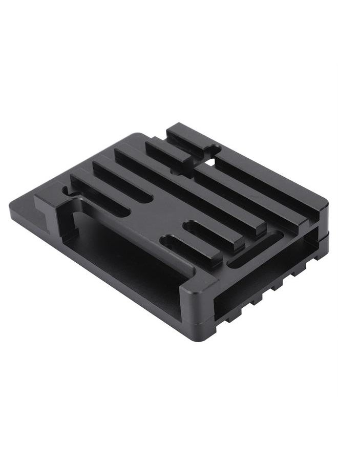 Thoraya Aluminum Alloy CNC Enclosure Case Metal Shell Compatible For Raspberry Pi 3B+ V2 (Black)  - Image 3