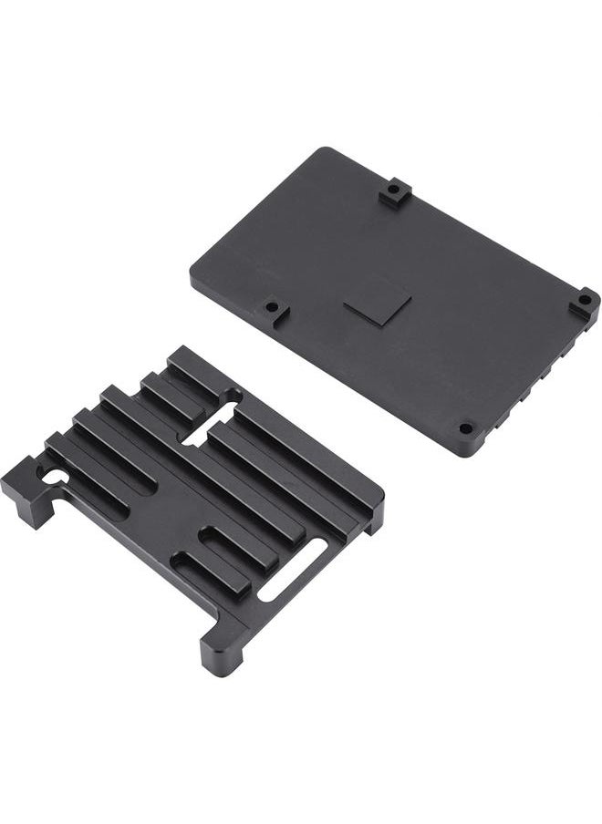 Thoraya Aluminum Alloy CNC Enclosure Case Metal Shell Compatible For Raspberry Pi 3B+ V2 (Black)  - Image 5