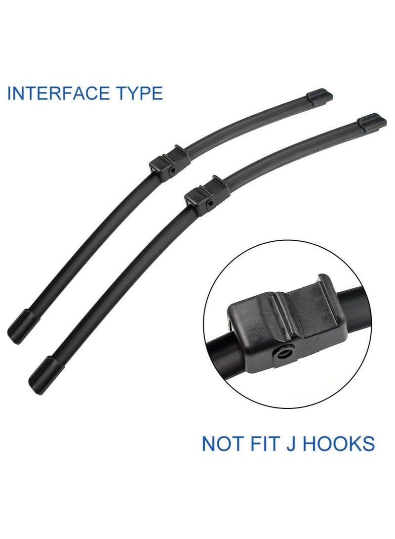 Elshafey Front Wiper Blades Compatible with BMW X4 F26 2014-2018 Windshield Windscreen Window 26"+20" 2014 2015 2016 2017 2018 - Image 4