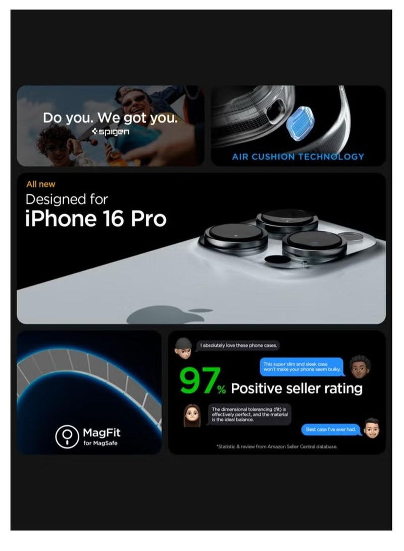 Spigen Ultra Hybrid MagFit for iPhone 16 Pro Case Cover with MagSafe (2024) Gold - Image 2