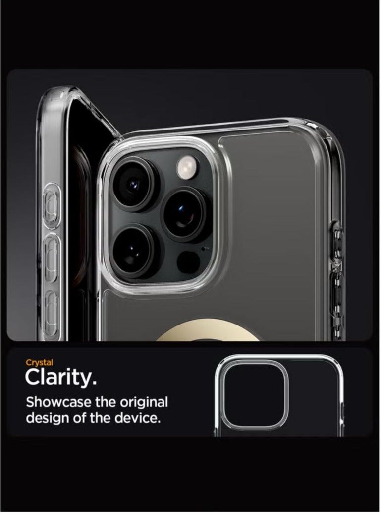 Spigen Ultra Hybrid MagFit for iPhone 16 Pro Case Cover with MagSafe (2024) Gold - Image 4