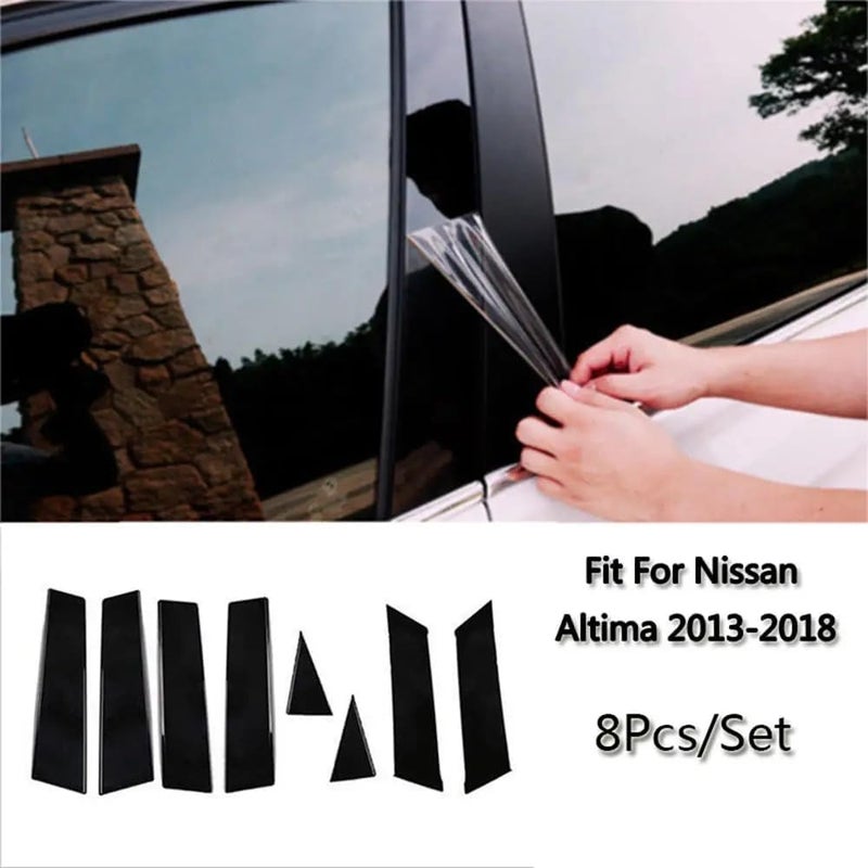 DEMULAX 8PCS Polished Pillar Posts for Nissan Altima - Image 2