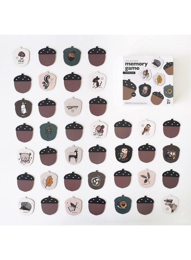 Wee Gallery Memory Game - Woodland Animals and Plants - Brain Building Matching Activity - Animal Recognition, Motor Skills, Creative Play, and Problem Solving for Children - Image 2