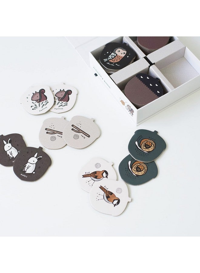 Wee Gallery Memory Game - Woodland Animals and Plants - Brain Building Matching Activity - Animal Recognition, Motor Skills, Creative Play, and Problem Solving for Children - Image 5