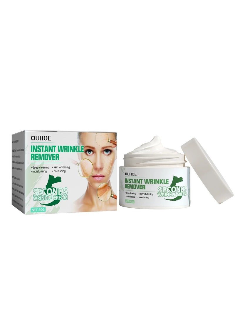 OUHOE - Anti Aging Face Cream, 30g Hydrating Moisturizing Firming Cream, 5 Seconds Instant Wrinkle Remover Face Cream, Skin Lifting Cream For Wrinkles, Dark Spots, Fine Lines - Image 1