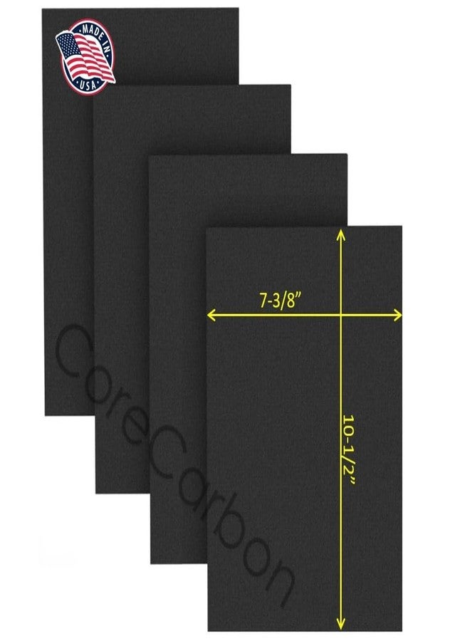 CoreCarbon 4-Pack HRF-A100 Exact Fitment Carbon Pre-Filter Designed to Fit Honeywell Insight Air Purifier Models HPA5100, HPA5100W, HPA5100B - Image 1