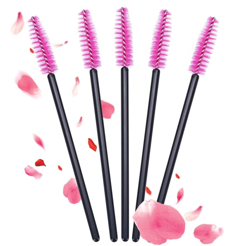 LoveBB 1000 PCS Disposable Eyelash Mascara Brushes Wands Applicator Makeup Brush Tool Kits,Pink - Image 3