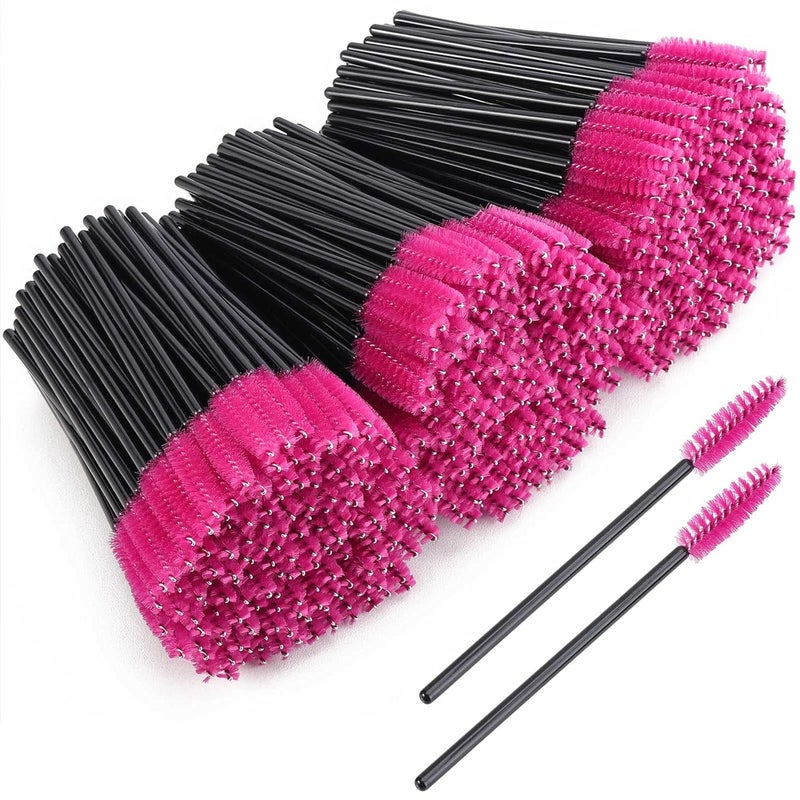 LoveBB 1000 PCS Disposable Eyelash Mascara Brushes Wands Applicator Makeup Brush Tool Kits,Pink - Image 1