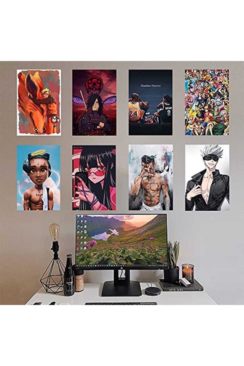 RedCloud Satoru Gojo wall posters of Size - 12x18 inch for Bedroom, Living Room, Office Decoration - Image 3