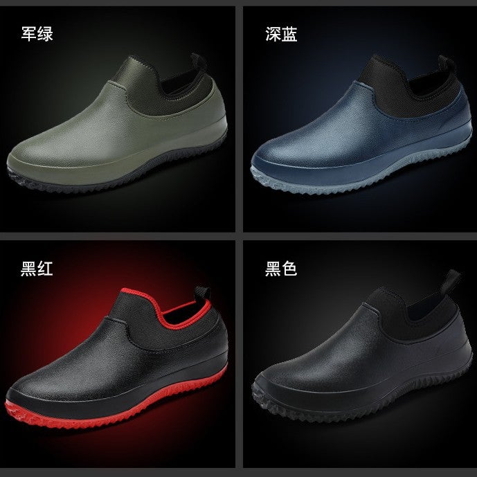 Chef Shoes Kitchen Shoes Eva Water Shoes Men'S And Women'S Catering Car Wash Low-Top Work Shoes Care Shoes - Image 2