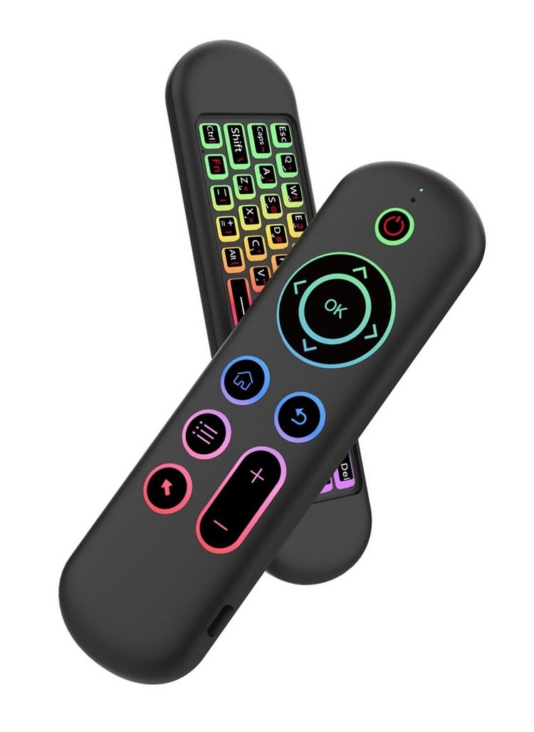 porodo Air Mouse Remote Mini Keyboard For TV Box and Projector Porodo - Black  - Image 1