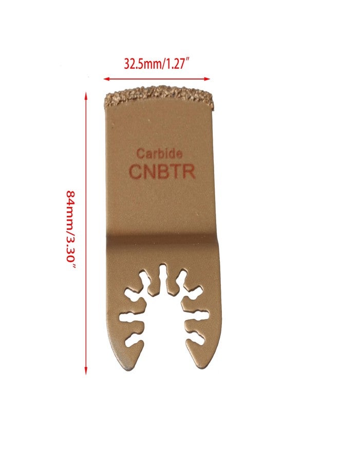 CNBTR 5PCS Multitool Precision Quick Release E Type Carbide Oscillating Tools 75x33mm - Image 4