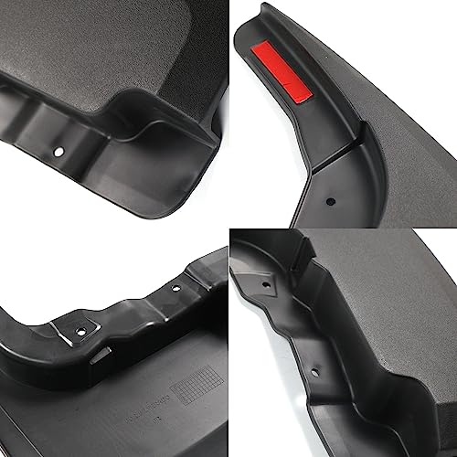 RMOURTEKK Mud Flaps Compatible with 2019-2023 2024 Chevy Silverado 1500(Excludes ZR2, LT Trail Boss, Custom Trail Boss) Custom Front and Rear Mud Guard Set (4pcs-Set) - Image 4