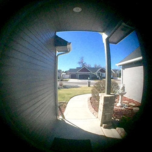 Sumnacon Safety Door Viewer,Solid Brass 220-degree Door Viewer/Peephole with Heavy Duty Rotating Privacy Cover for 1-3/8" to 2-1/6" Doors, Sturdy Door Viewer for Home Office Hotel (Black) - Image 4