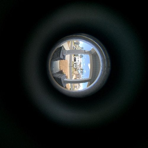 Sumnacon Safety Door Viewer,Solid Brass 220-degree Door Viewer/Peephole with Heavy Duty Rotating Privacy Cover for 1-3/8" to 2-1/6" Doors, Sturdy Door Viewer for Home Office Hotel (Black) - Image 5