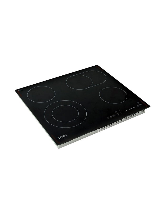 جنرال سوبريم سطح سيراميك مدمج 60 سم، 4 مناطق تسخين، 9 مستويات طاقة، تحكم باللمس، مؤقت وإغلاق أمان تلقائي. GSM60CHR - Image 2