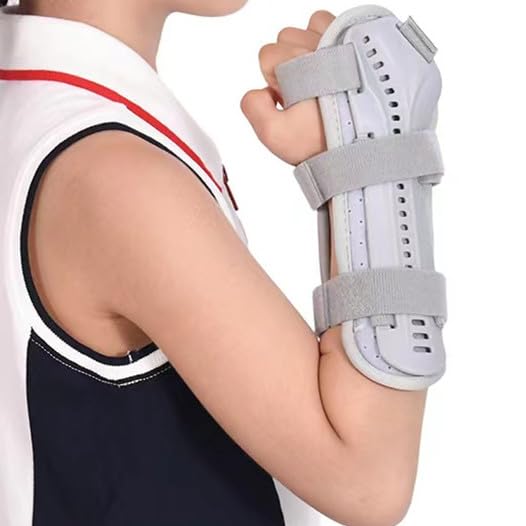 RousuMedi Kids Wrist Brace with Arm Sling Adult Wrist Support Brace Belt Youth Hand Immobilizer Children Night Support to Aid Sprains Strains Tendonitis Carpal Tunnel (Left hand, Small) - Image 5