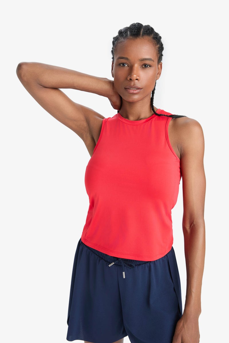 DeFacto Woman Slim Fit Crew Neck Tank Top  - Image 2