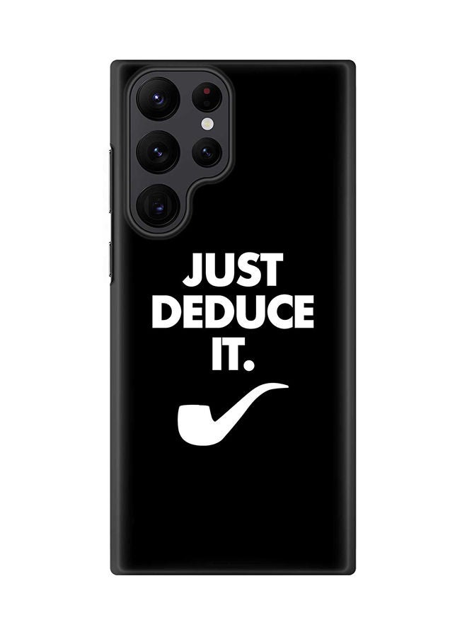 Stylizedd Case for Samsung Galaxy S22 Ultra 5G Snap Case Slim Snap Classic Series Shield Matte Finish Print - Just deduce it